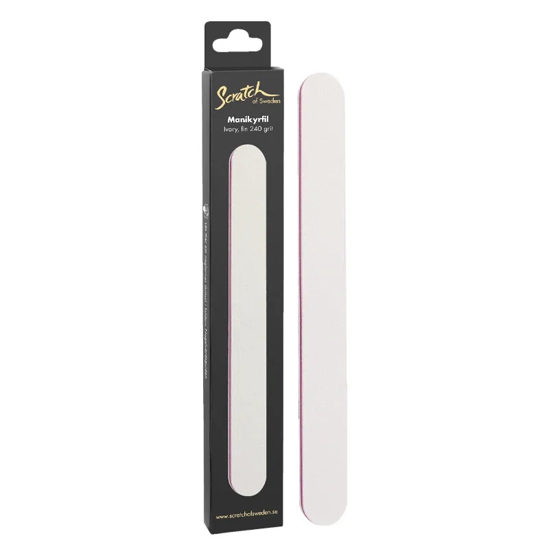 Scratch Manicure File Ivory 240 Grit från Scratch Nails – köp hos Apotek Hjärtat