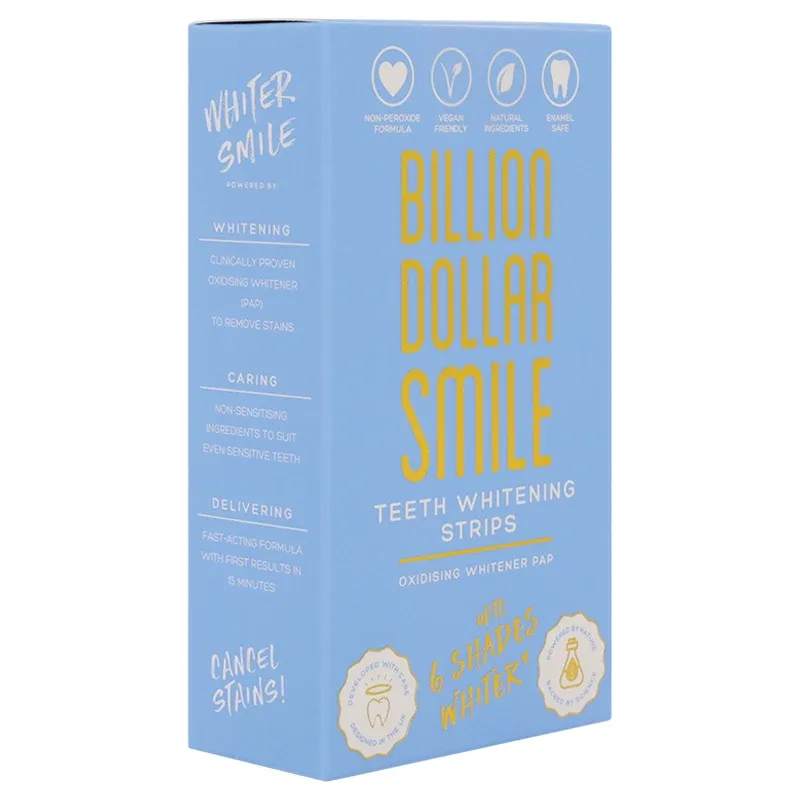 Billion Dollar Smile Teeth Whitening Strips PAP 28 st från Billion dollar smile – köp hos Apotek Hjärtat