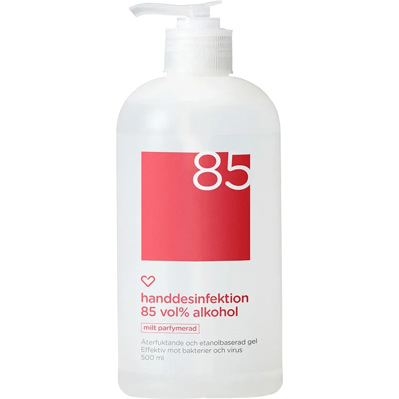 Hjärtats handdesinfektion 85% Parfymerad 500ml från Hjärtats – köp hos Apotek Hjärtat