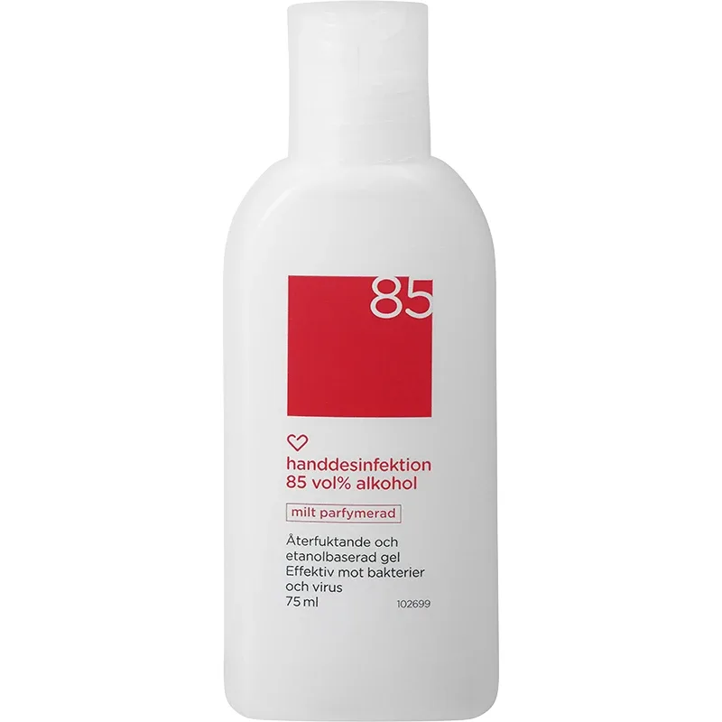 Hjärtats handdesinfektion 85% Parfymerad 75ml från Hjärtats – köp hos Apotek Hjärtat