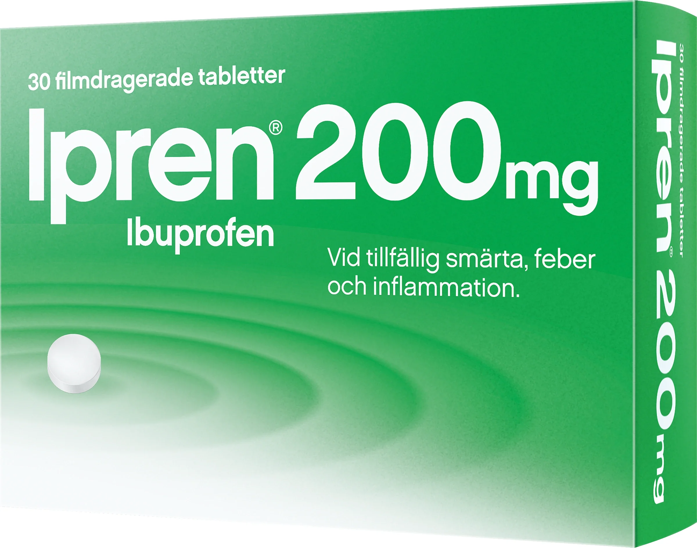 Ipren filmdragerad tablett 200 mg 30 st från Ipren – köp hos Apotek Hjärtat