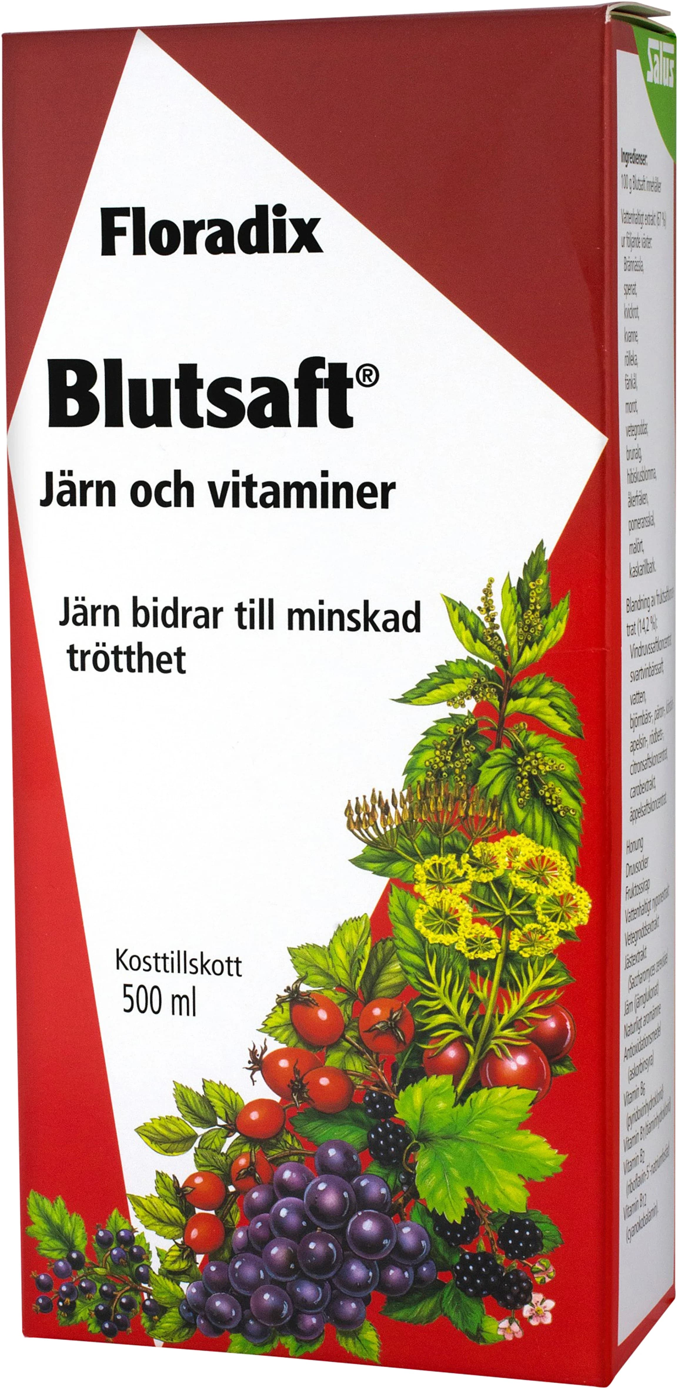 Blutsaft 500 ml från Blutsaft – köp hos Apotek Hjärtat