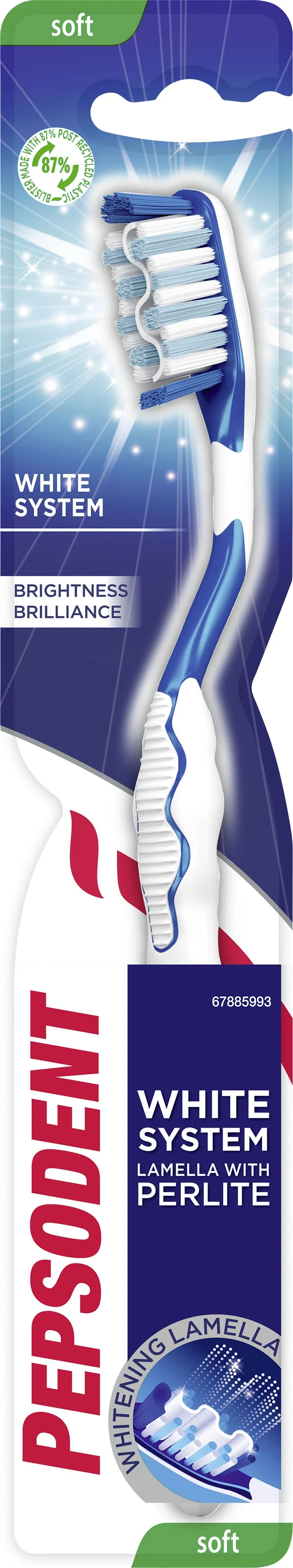 Pepsodent White System Soft Tandborste från Pepsodent – köp hos Apotek Hjärtat