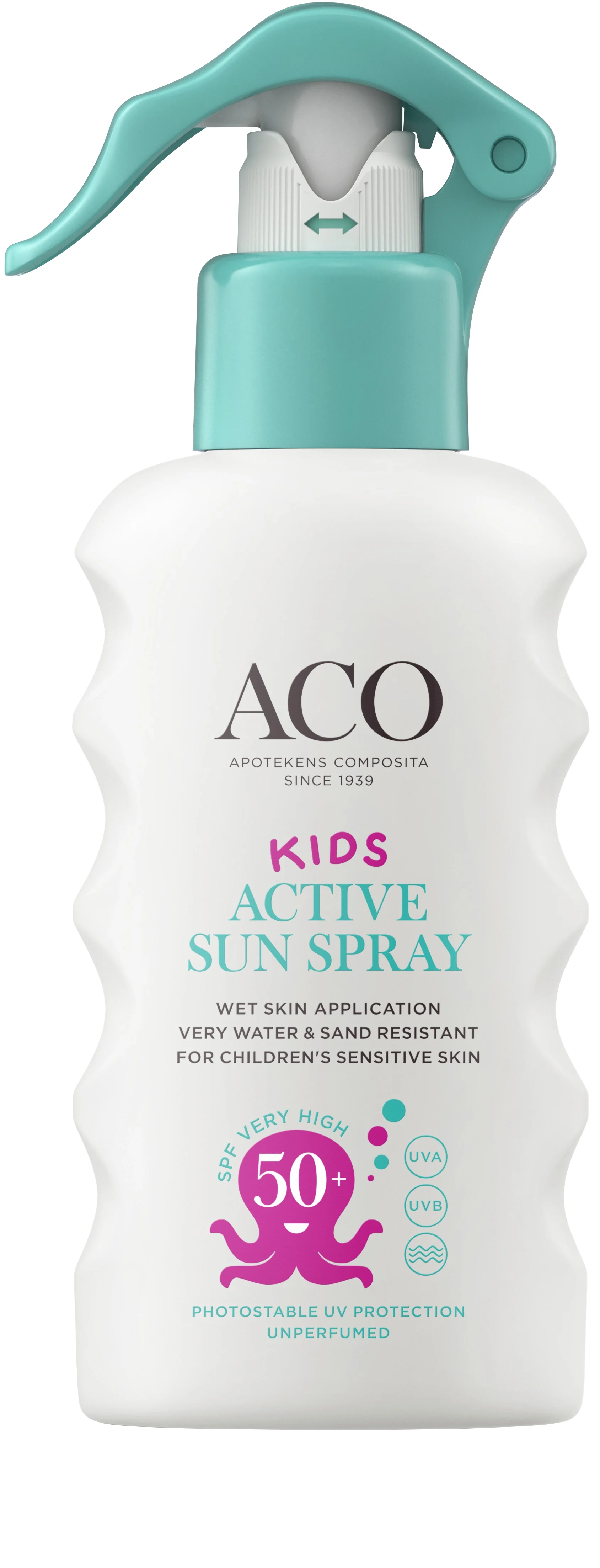 ACO Kids Active Sun Spray SPF 50+, 175 ml från ACO – köp hos Apotek Hjärtat