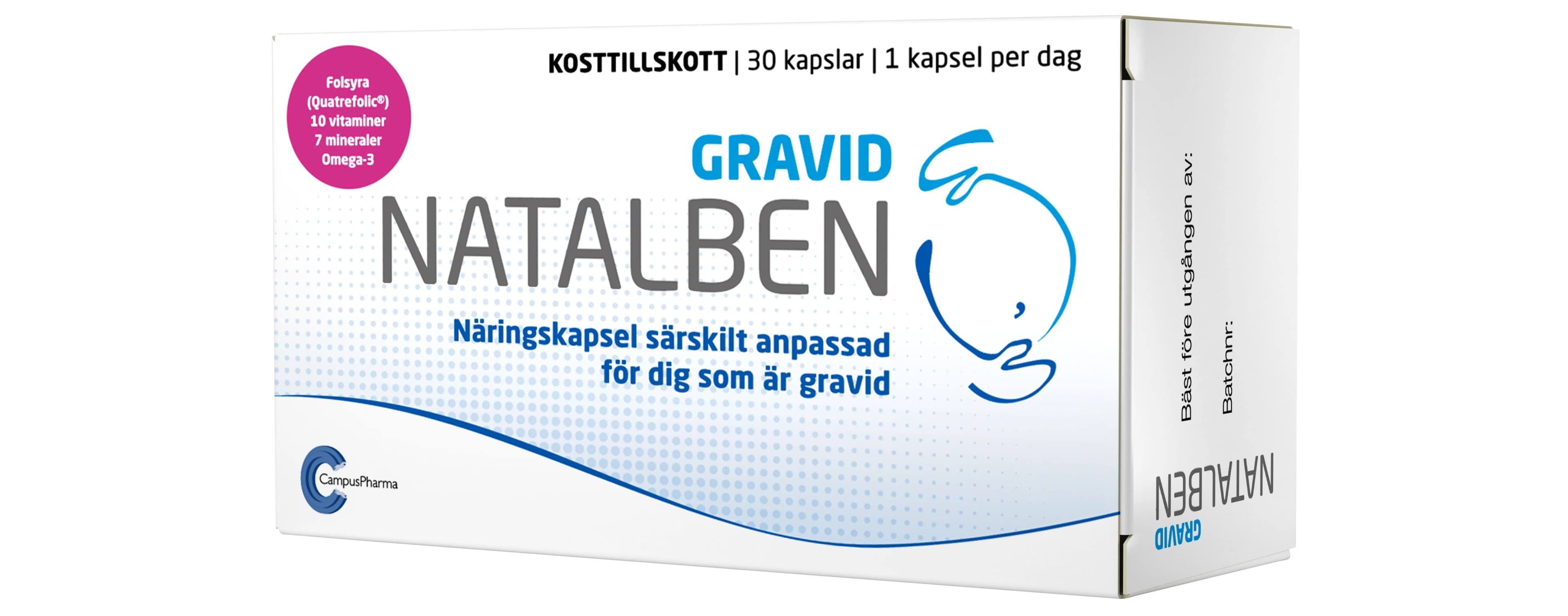 Natalben Gravid 30 st kapslar från Natalben – köp hos Apotek Hjärtat
