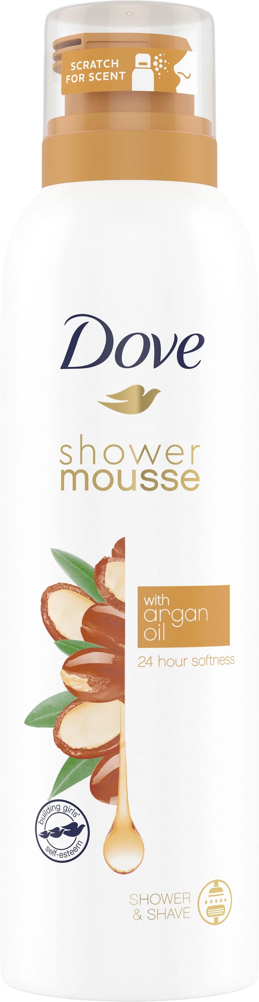 Dove Shower Mousse Argan Oil 200 ml från Dove – köp hos Apotek Hjärtat
