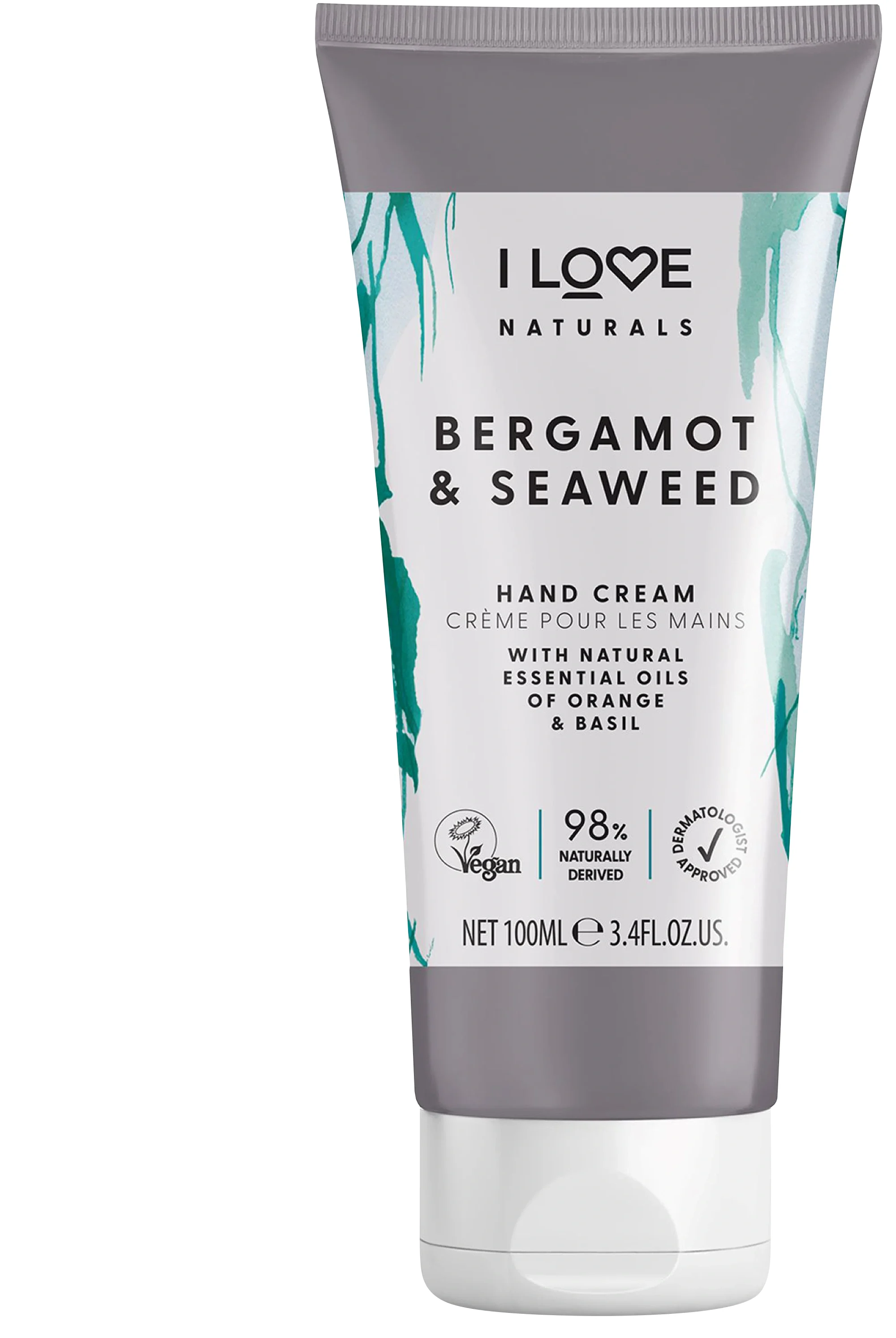 I LOVE Naturals Bergamot & Seaweed Hand Cream 100ml från I Love – köp hos Apotek Hjärtat