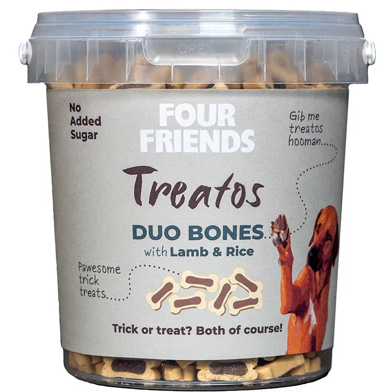 FourFriends Dog Treatos Duo Bones 500 g från FourFriends – köp hos Apotek Hjärtat
