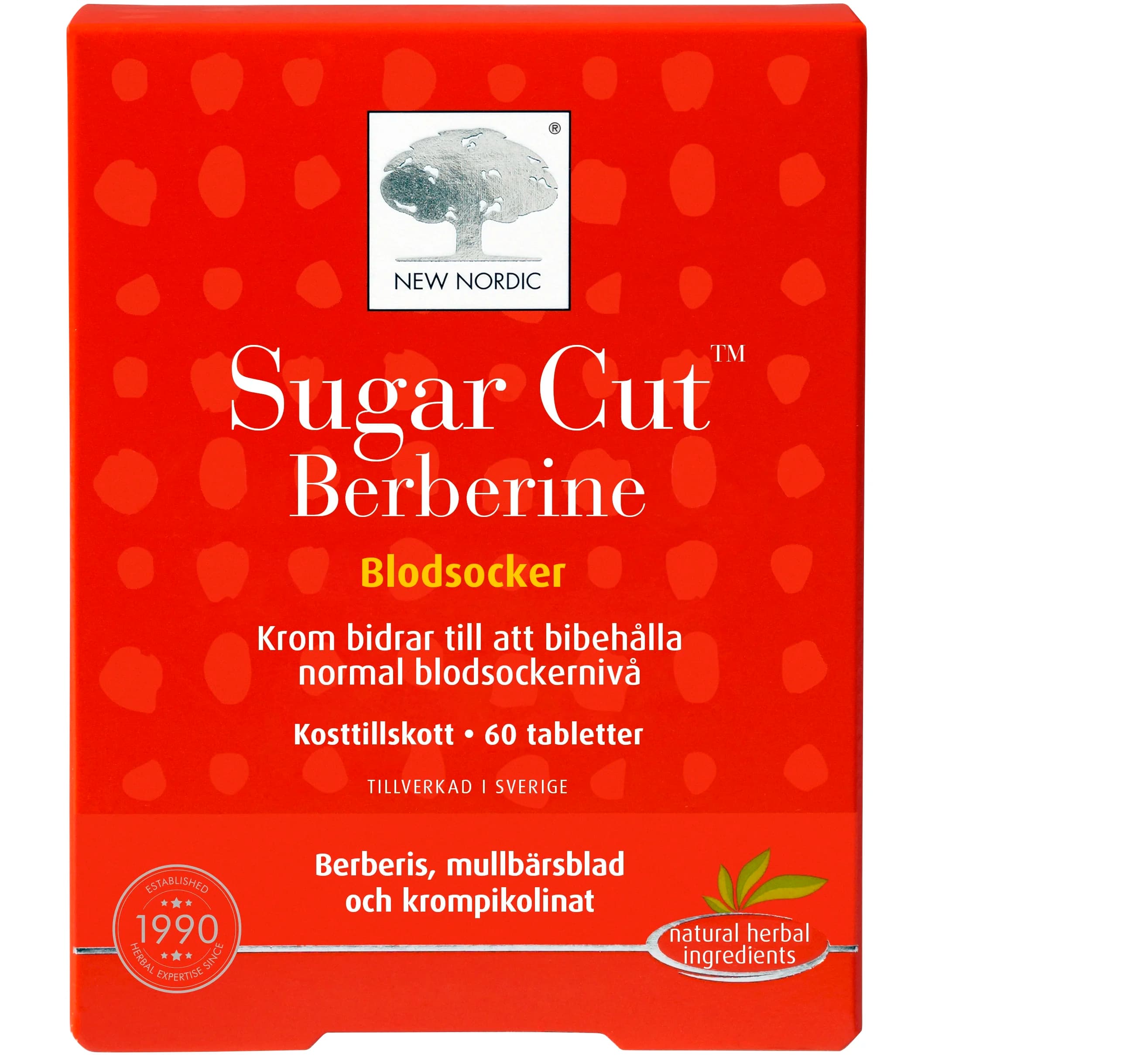 New Nordic Sugar Cut Berberine 60 st från New Nordic – köp hos Apotek Hjärtat