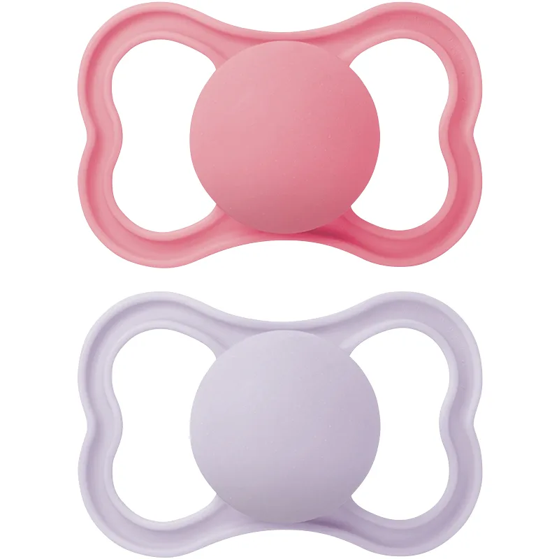 MAM Air Napp Silicone 6-16 mån 2-pack Rosa från MAM – köp hos Apotek Hjärtat