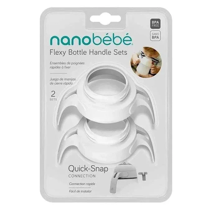 Nanobébé Handtag Flexy flaska 2-pack Vit från Nanobébé – köp hos Apotek Hjärtat
