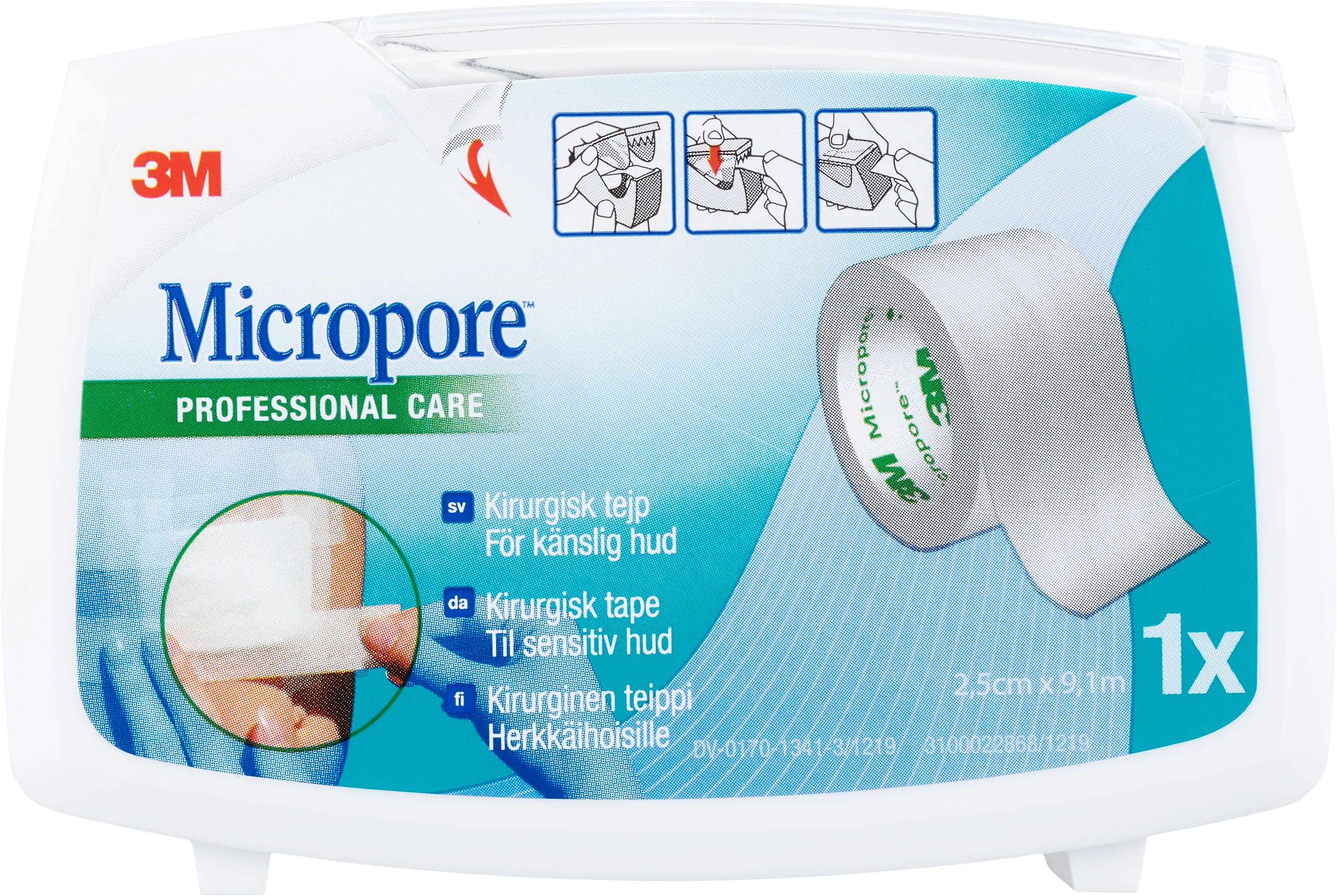 Micropore Kirurgtejp Vit 2,5 cm x 9,1 m från Micropore – köp hos Apotek Hjärtat
