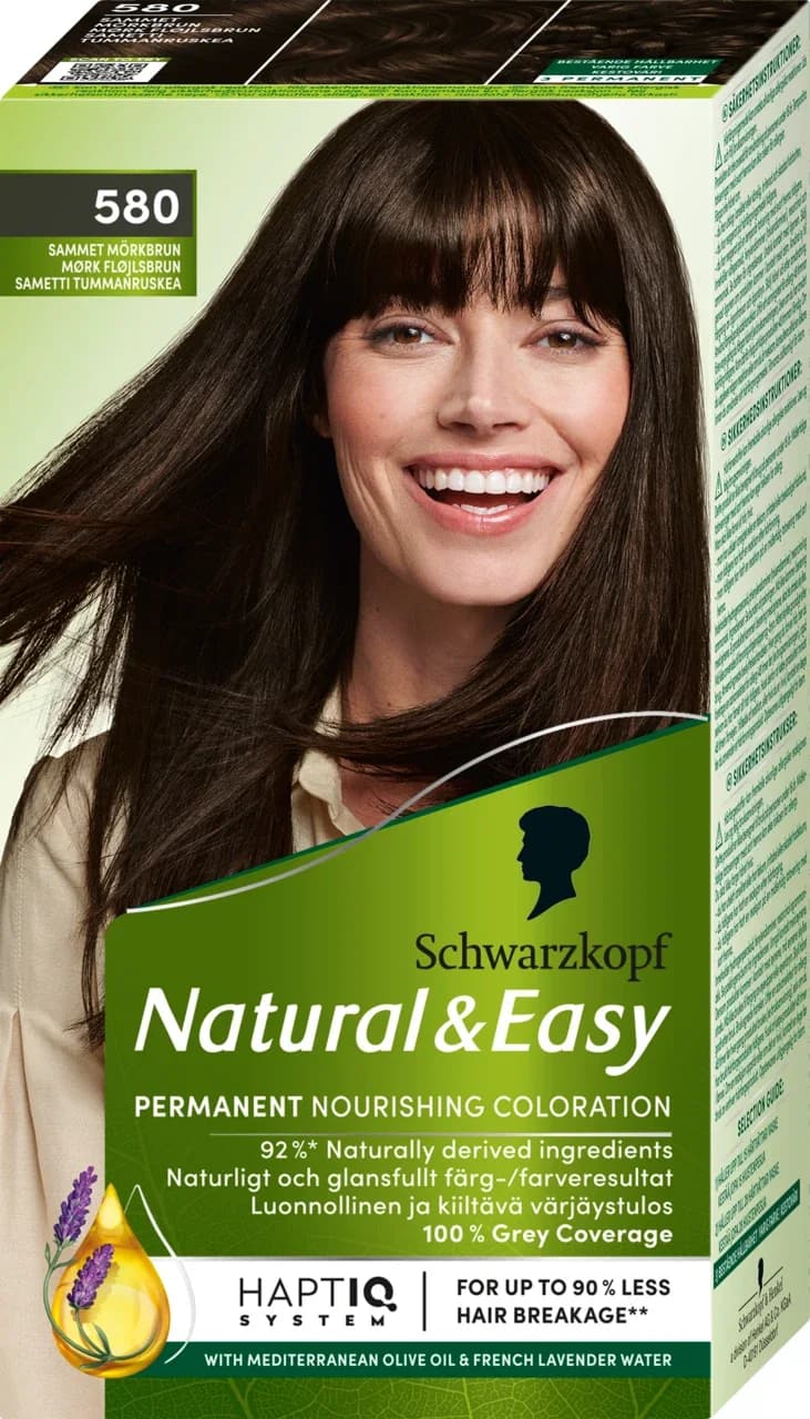 Schwarzkopf Natural & Easy Hårfärg 580 Mörkbrun från Schwarzkopf - köp hos Apotek Hjärtat