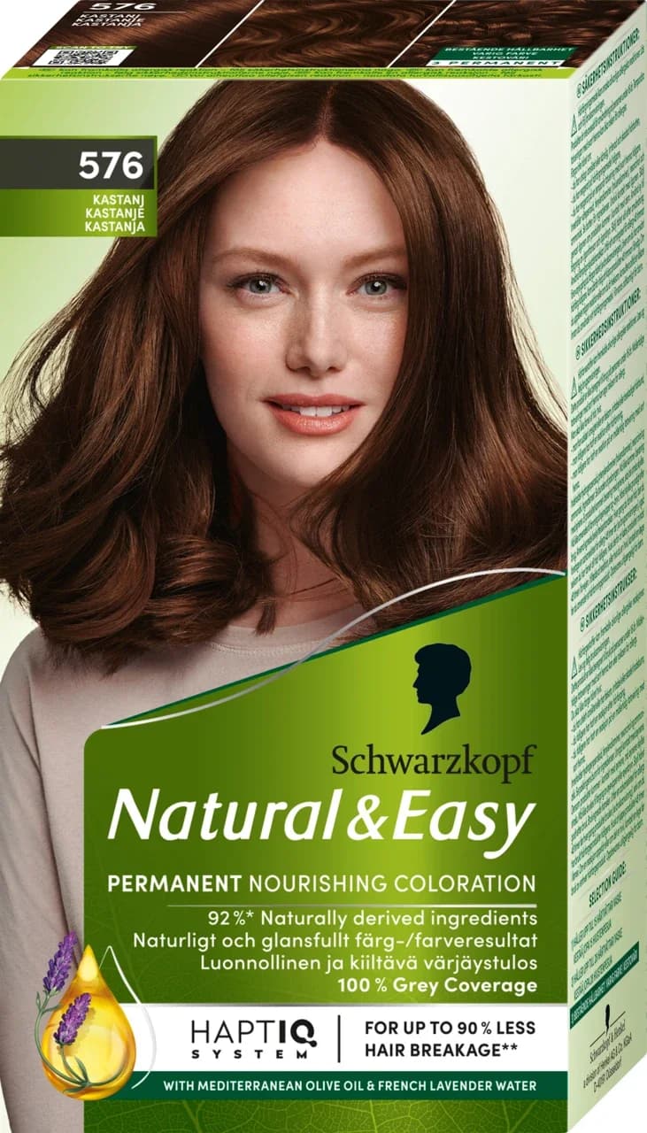 Schwarzkopf Natural & Easy Hårfärg 576 Kastanj från Schwarzkopf - köp hos Apotek Hjärtat