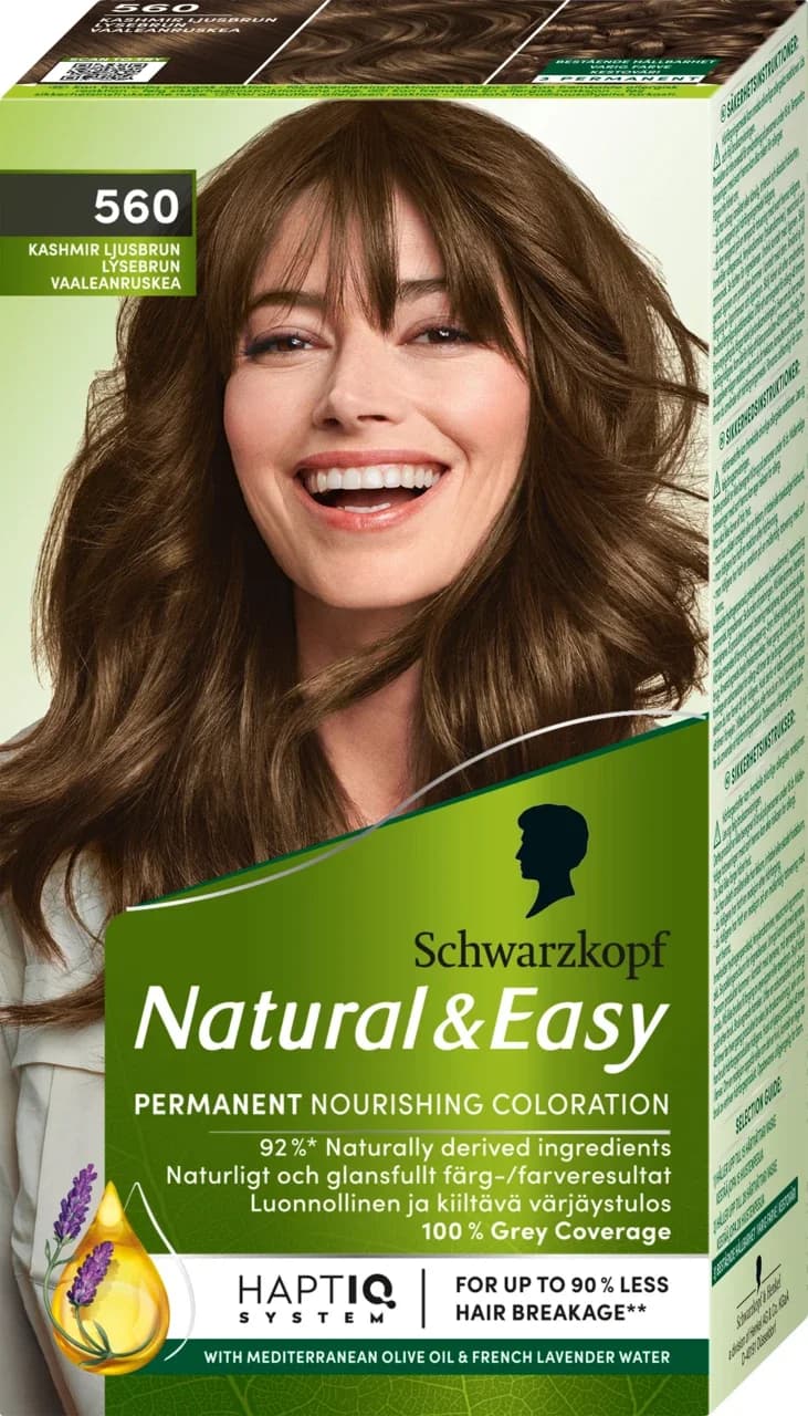 Schwarzkopf Natural & Easy Hårfärg 560 Kashmirbrun från Schwarzkopf - köp hos Apotek Hjärtat