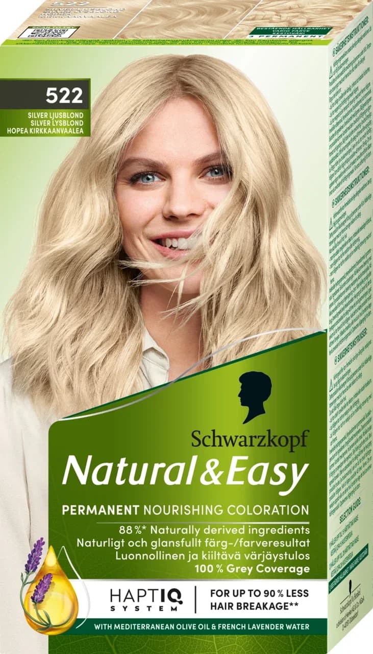 Schwarzkopf Natural & Easy Hårfärg 522 Ljusblond från Schwarzkopf - köp hos Apotek Hjärtat