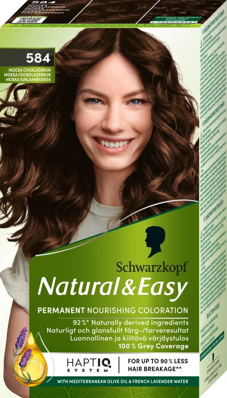 Schwarzkopf Natural & Easy Hårfärg 584 Chokladbrun från Schwarzkopf - köp hos Apotek Hjärtat