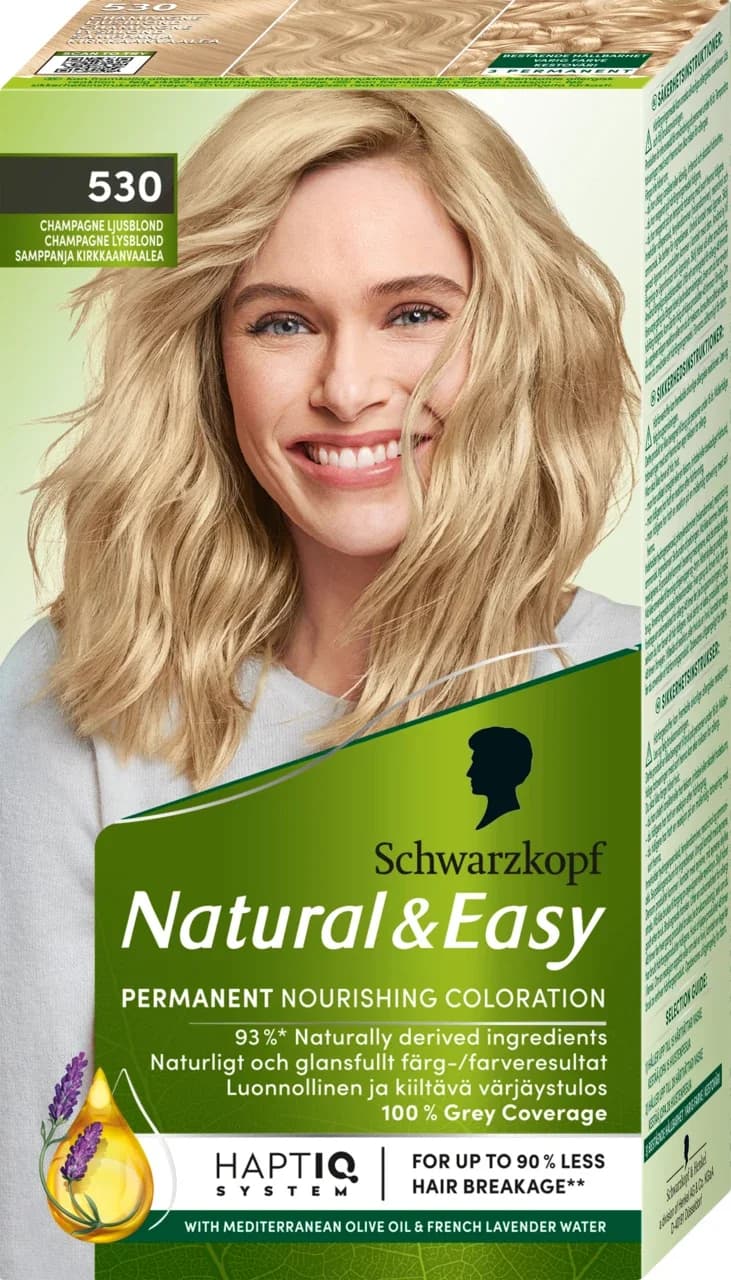 Schwarzkopf Natural & Easy Hårfärg 530 Champagnblond från Schwarzkopf - köp hos Apotek Hjärtat