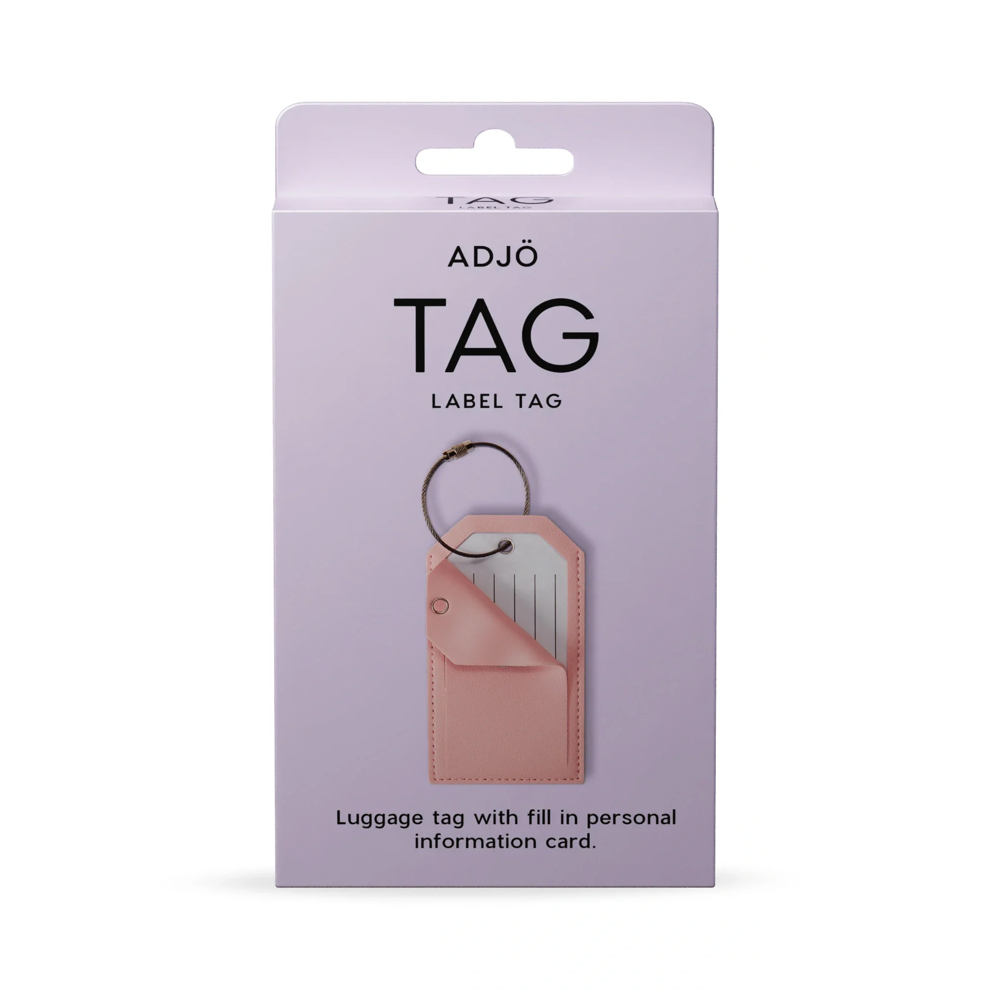ADJÖ TAG Luggage tag Pink från ADJÖ – köp hos Apotek Hjärtat