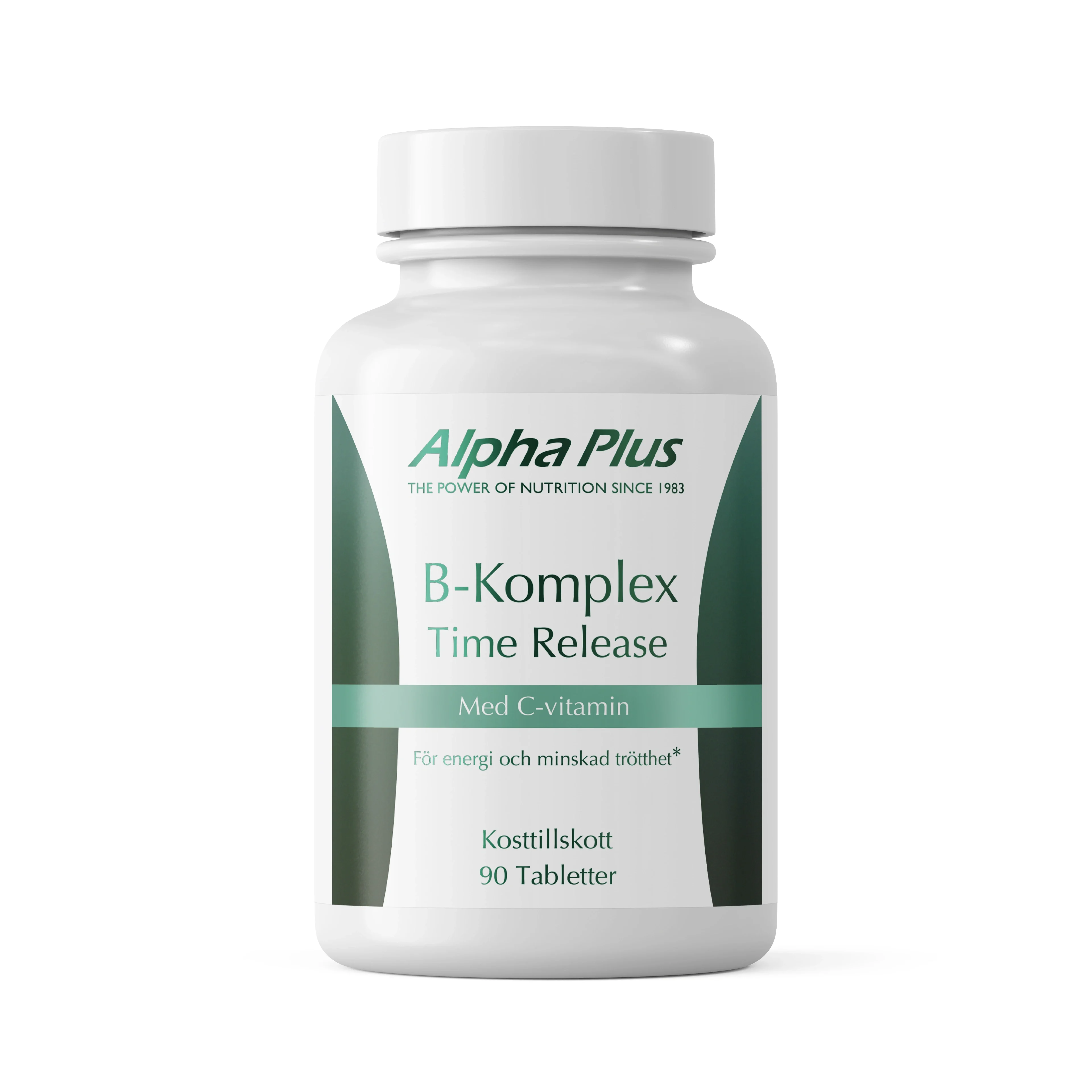 Alpha Plus B-Komplex Time Release 90 tabletter från Alpha Plus – köp hos Apotek Hjärtat