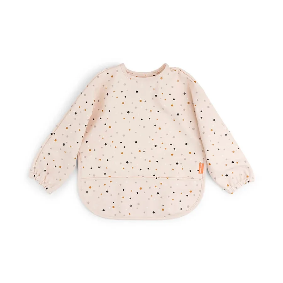Done by Deer Sleeved Pocket Bib Happy dots Powder från Done by Deer – köp hos Apotek Hjärtat
