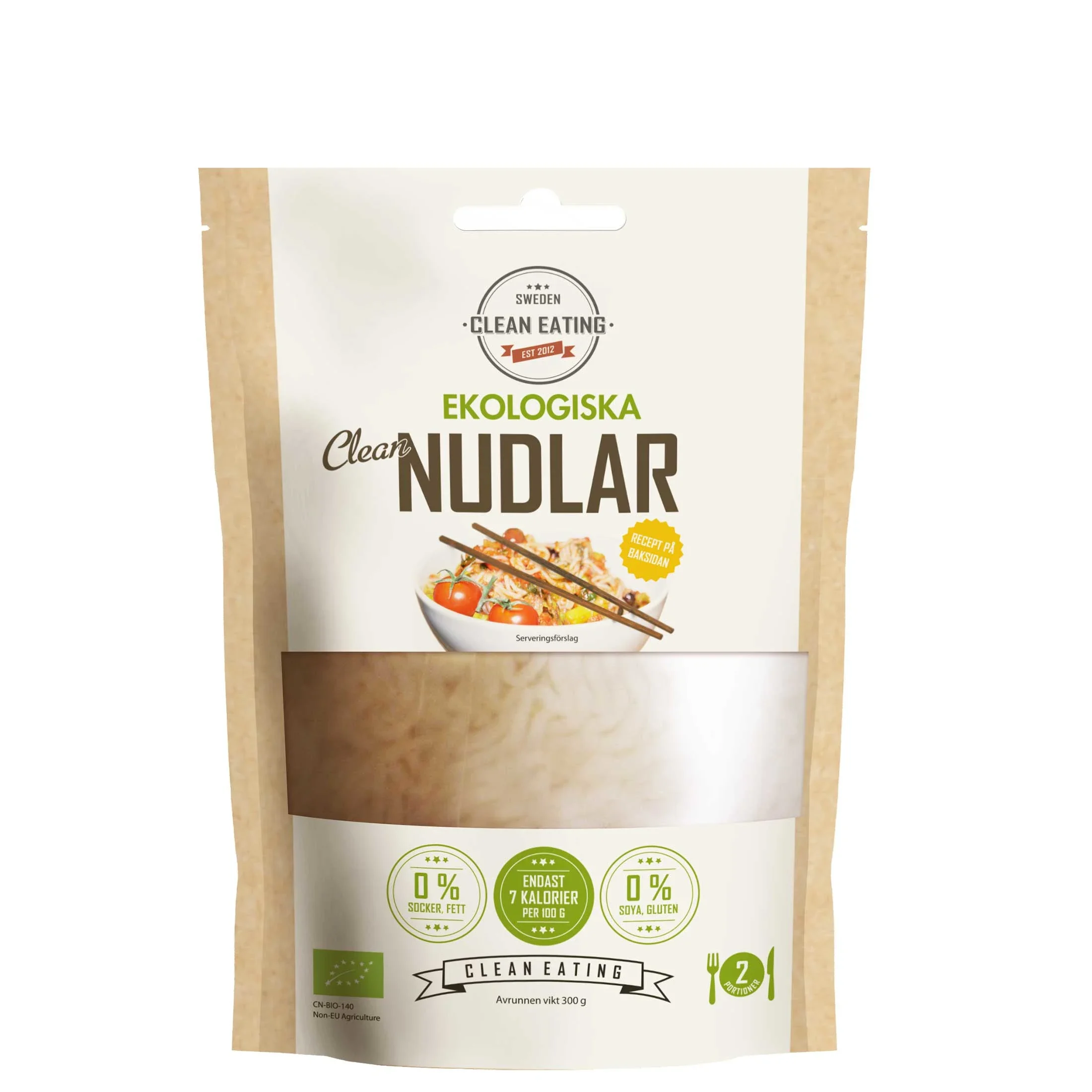 Clean Eating Clean Nudlar EKO 300 g från Clean Eating – köp hos Apotek Hjärtat