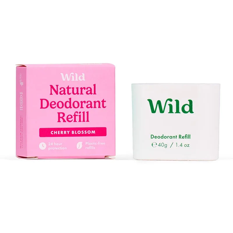 Wild Cherry Blossom Deo Refill 40g från Wild – köp hos Apotek Hjärtat