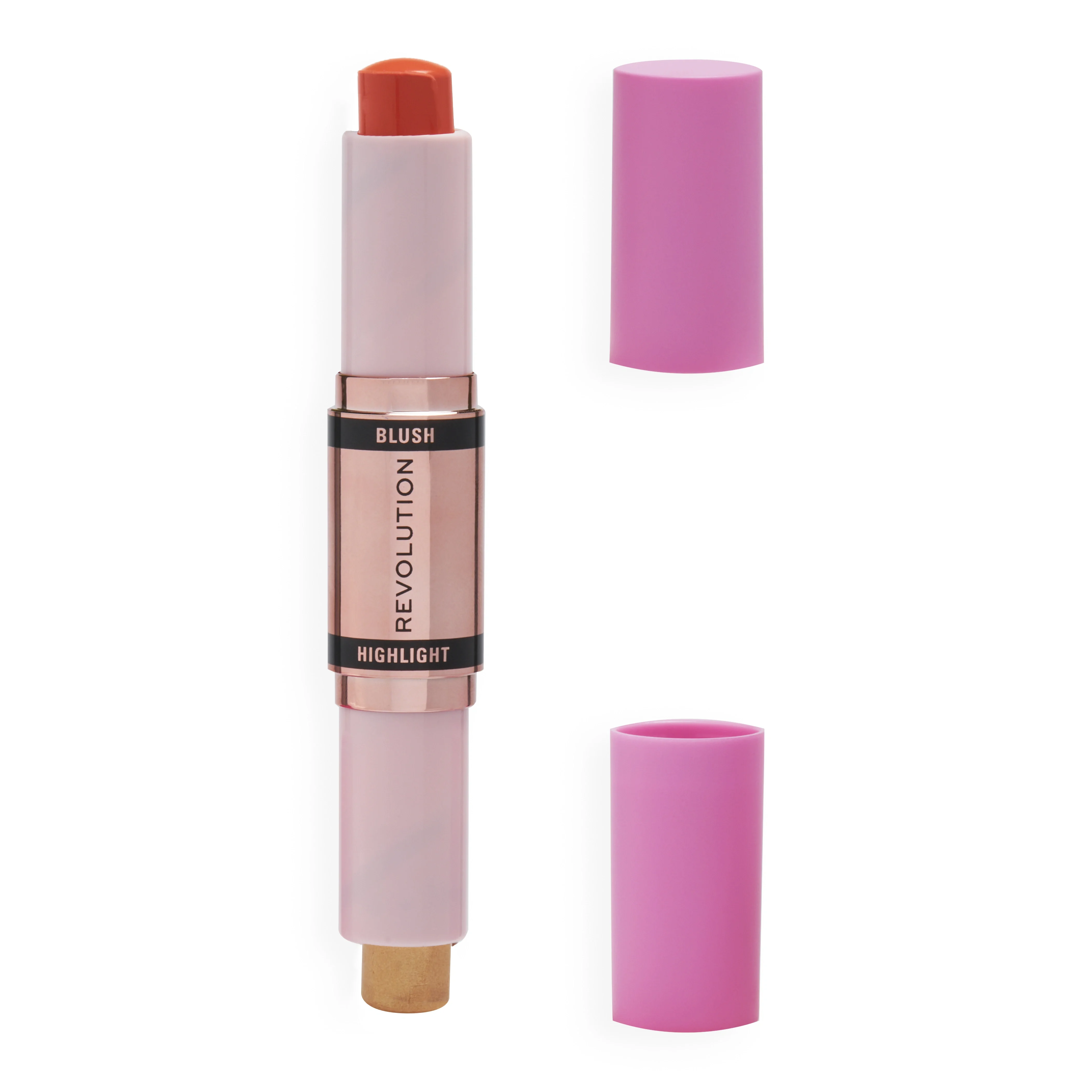 Revolution Beauty London Blush & Highlight Stick Coral Dew 2,4 g från Revolution Beauty London – köp hos Apotek Hjärtat