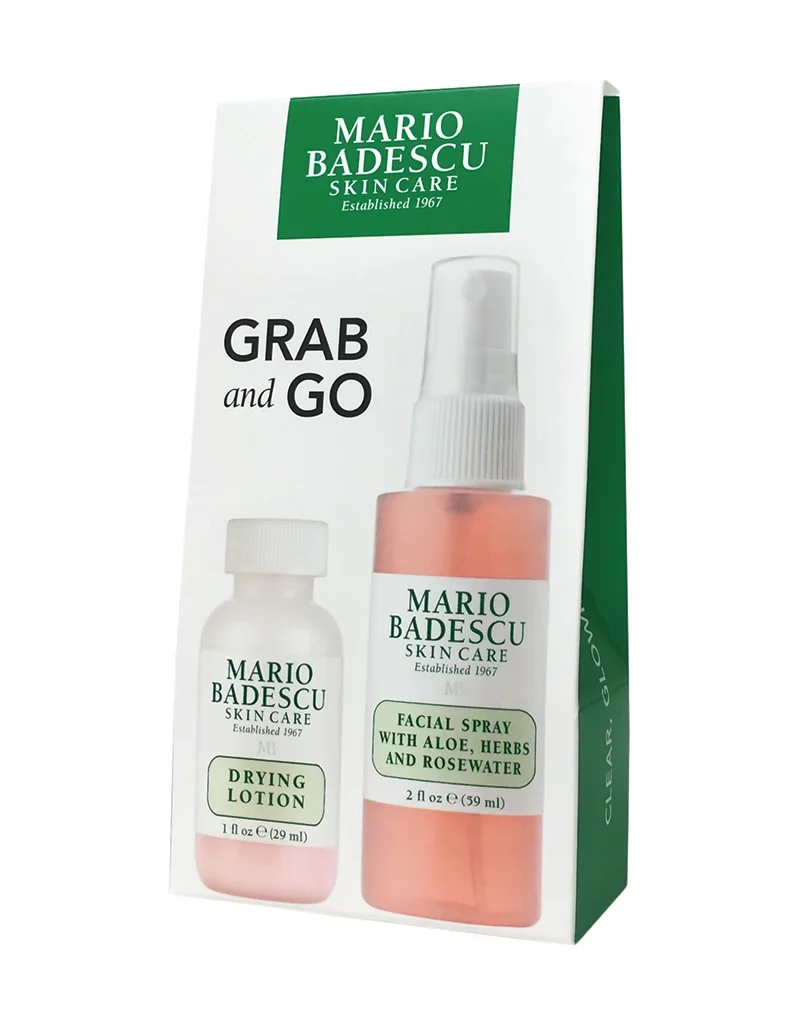 Mario Badescu Grab & Go (2oz. Rosewater & D.Lotion Plastic) 1 Set från Mario Badescu – köp hos Apotek Hjärtat