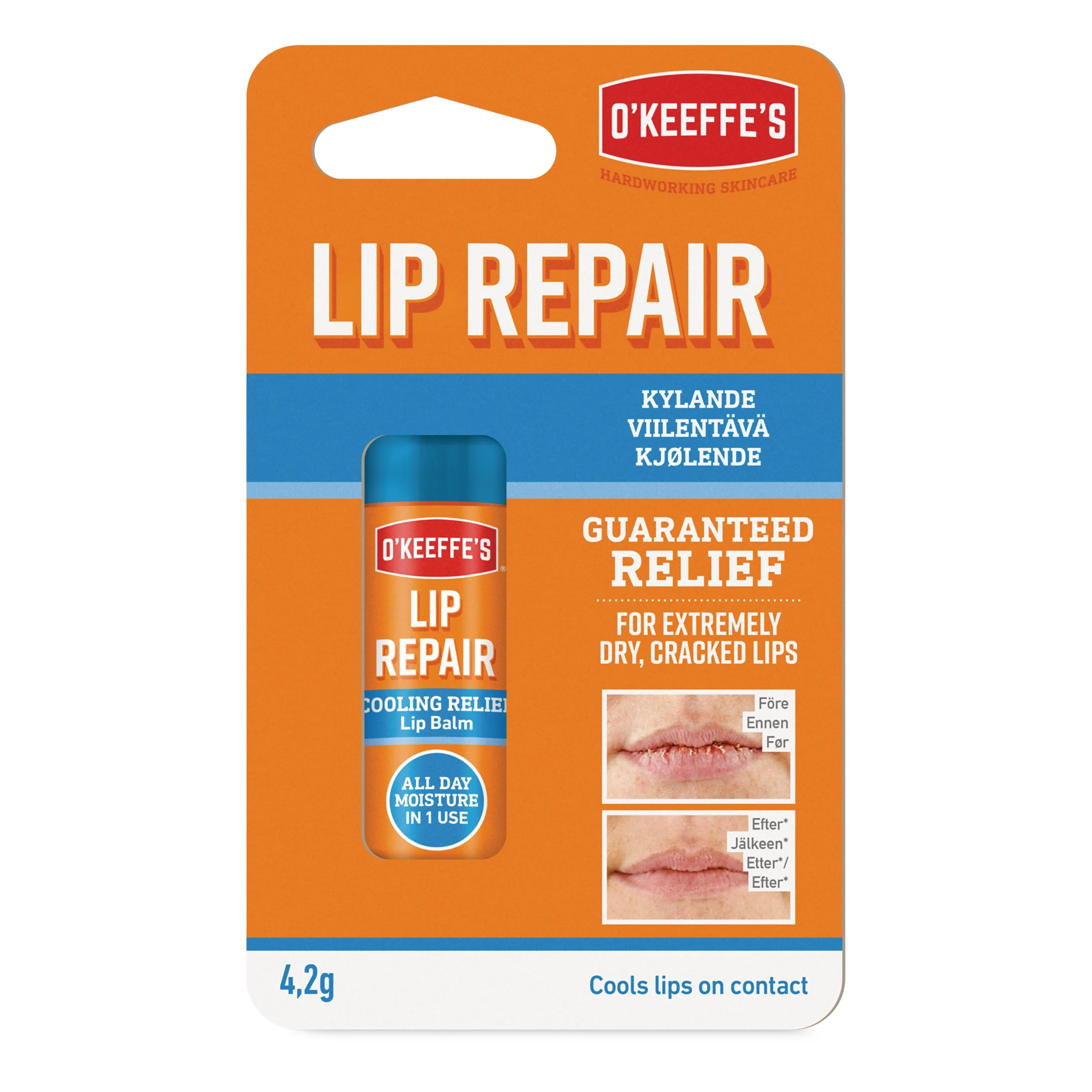 O'Keeffe's Lip Repair Kylande Läppbalsam 4,2 g från O'Keeffe's – köp hos Apotek Hjärtat