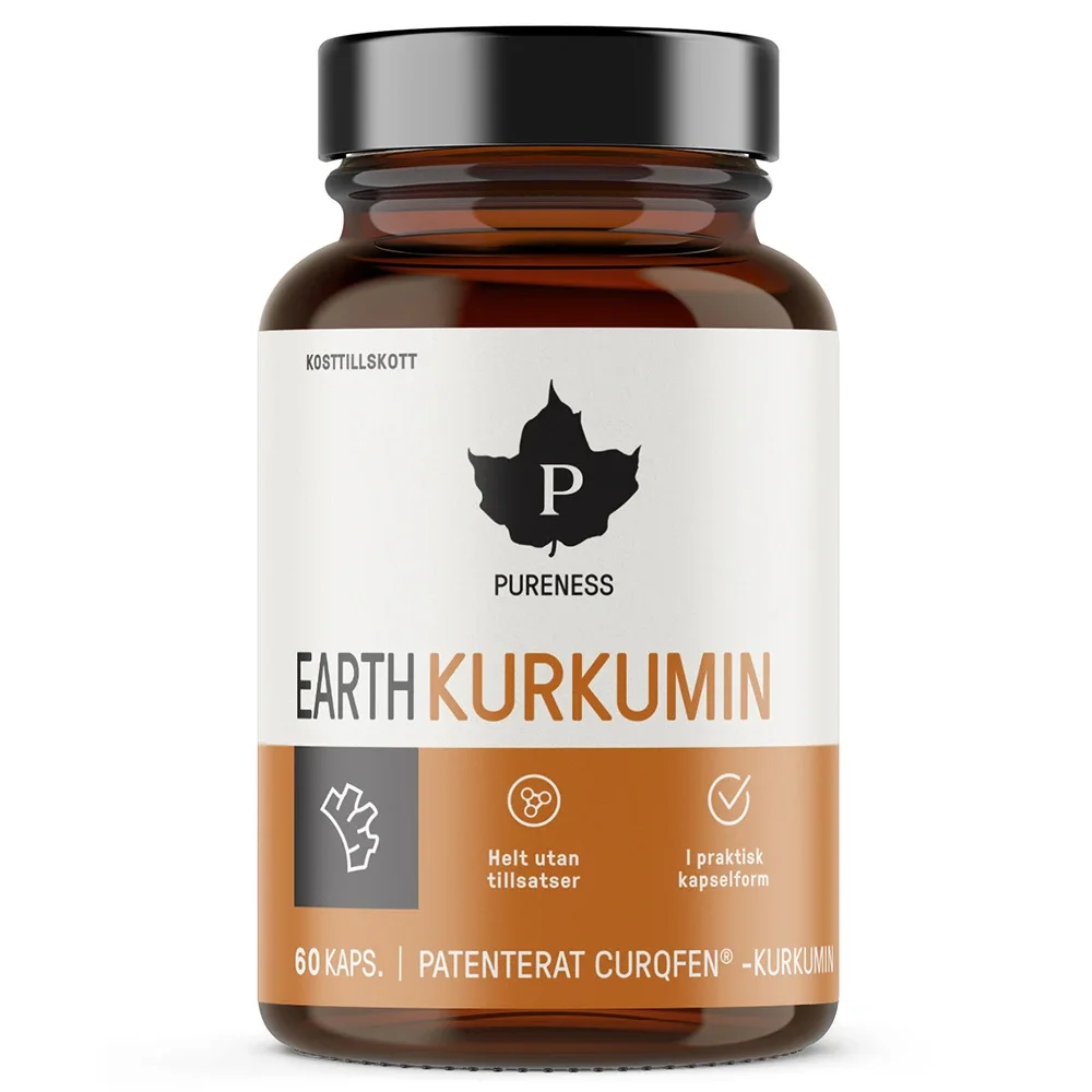 Pureness Earth Kurkumin 60 st från Pureness – köp hos Apotek Hjärtat