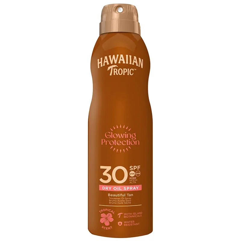 Hawaiian Tropic Glowing Protection Oil C-Spray SPF 30, 180 ml från Hawaiian Tropic – köp hos Apotek Hjärtat