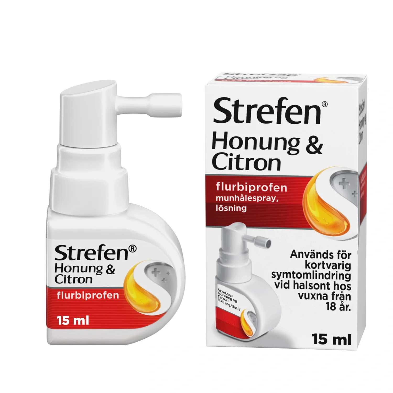 Strefen Honung & Citron Munhålespray, lösning 16,2mg/ml, 15 ml från Strefen – köp hos Apotek Hjärtat