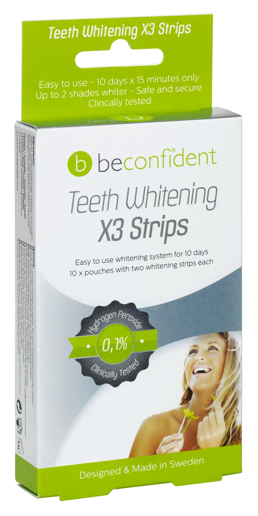 Beconfident Teeth Whitening Strips 10 strips för 10 dagar från Beconfident – köp hos Apotek Hjärtat