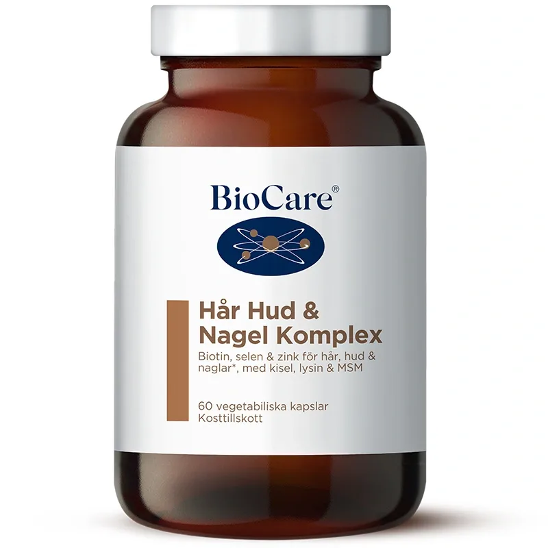 BioCare Hår, Hud & Nagelkomplex 60 kapslar från BioCare – köp hos Apotek Hjärtat