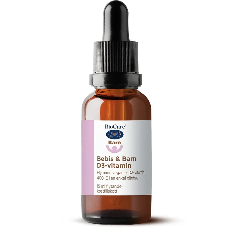 BioCare Bebis & Barn D3-vitamin 15ml från BioCare – köp hos Apotek Hjärtat