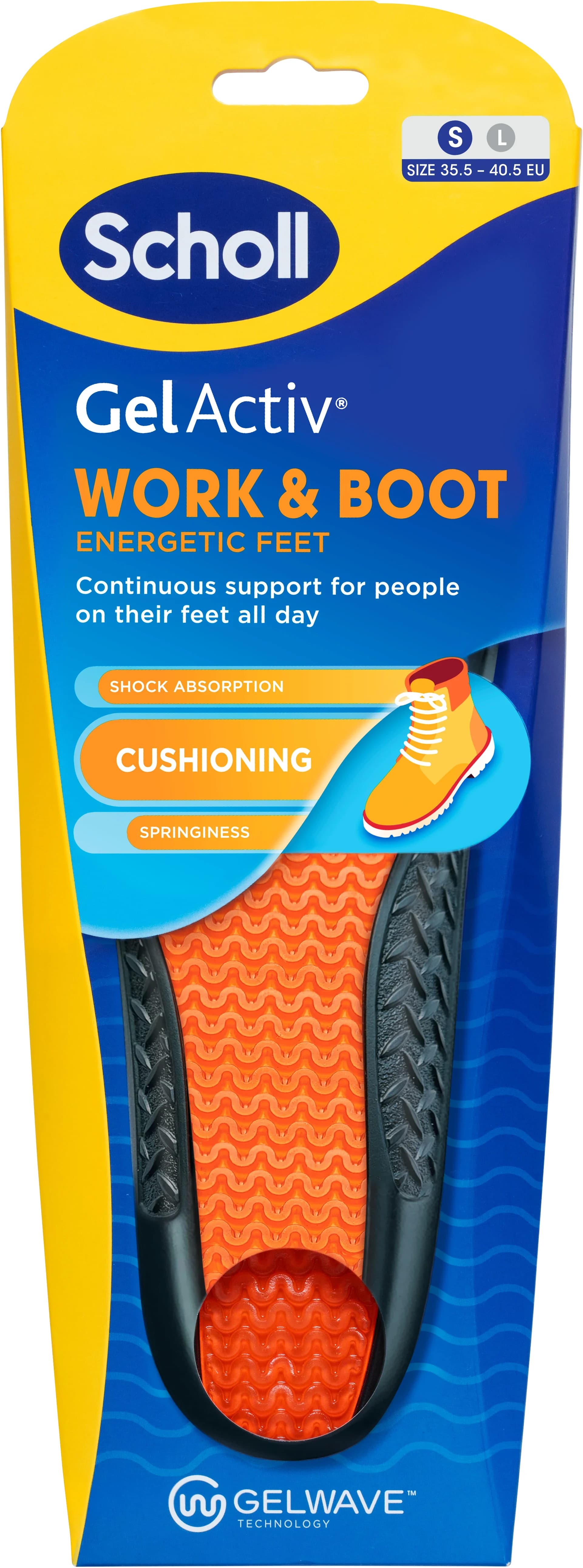 Scholl Gel Activ Insole Work & Boot S från Scholl – köp hos Apotek Hjärtat
