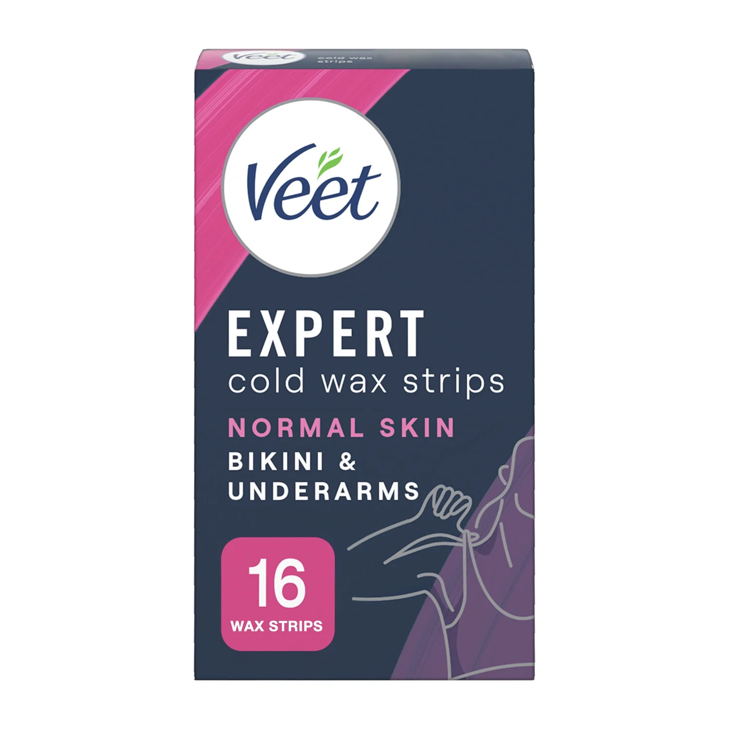 Veet Wax Strips Bikini 16 st från Veet – köp hos Apotek Hjärtat