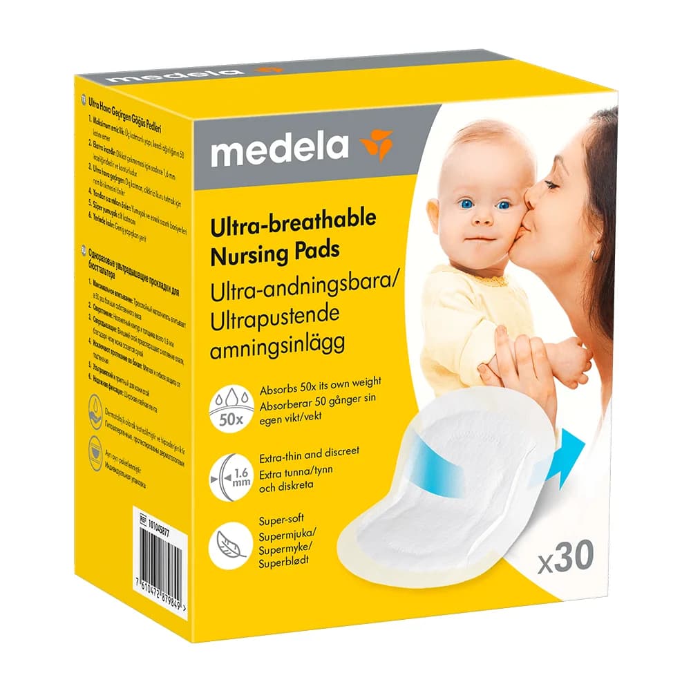 Medela Ultra-Andningsbara Amningsinlägg 30-pack från Medela – köp hos Apotek Hjärtat