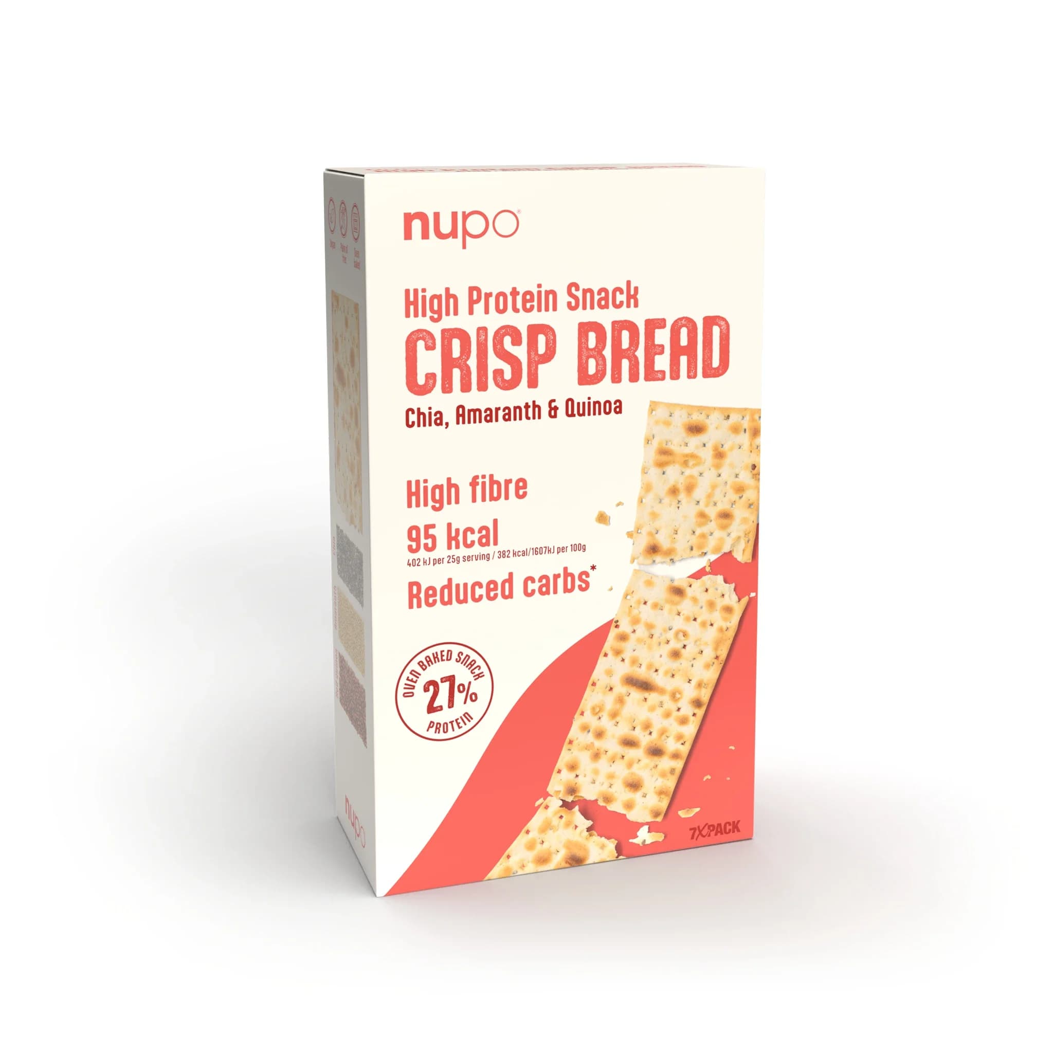 Nupo High Protein Crisp Bread 7 st från Nupo – köp hos Apotek Hjärtat