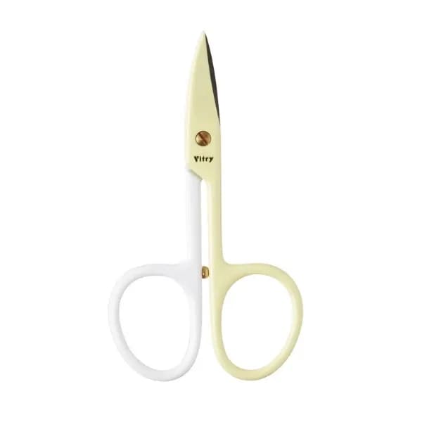 Vitry Nail Scissors Curved Blades White/Light Yellow från Vitry – köp hos Apotek Hjärtat