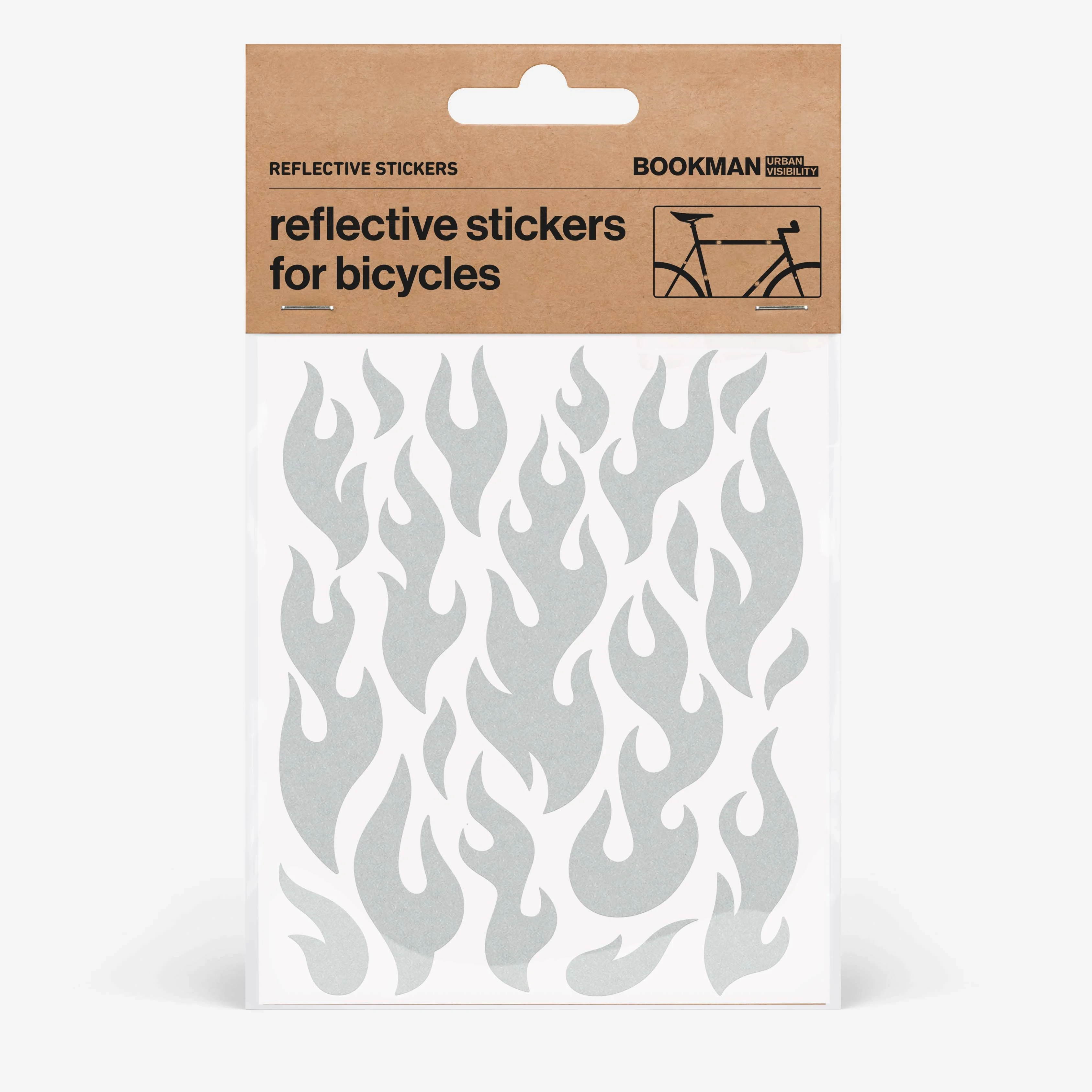 Bookman Reflective Stickers Flames White från Bookman – köp hos Apotek Hjärtat