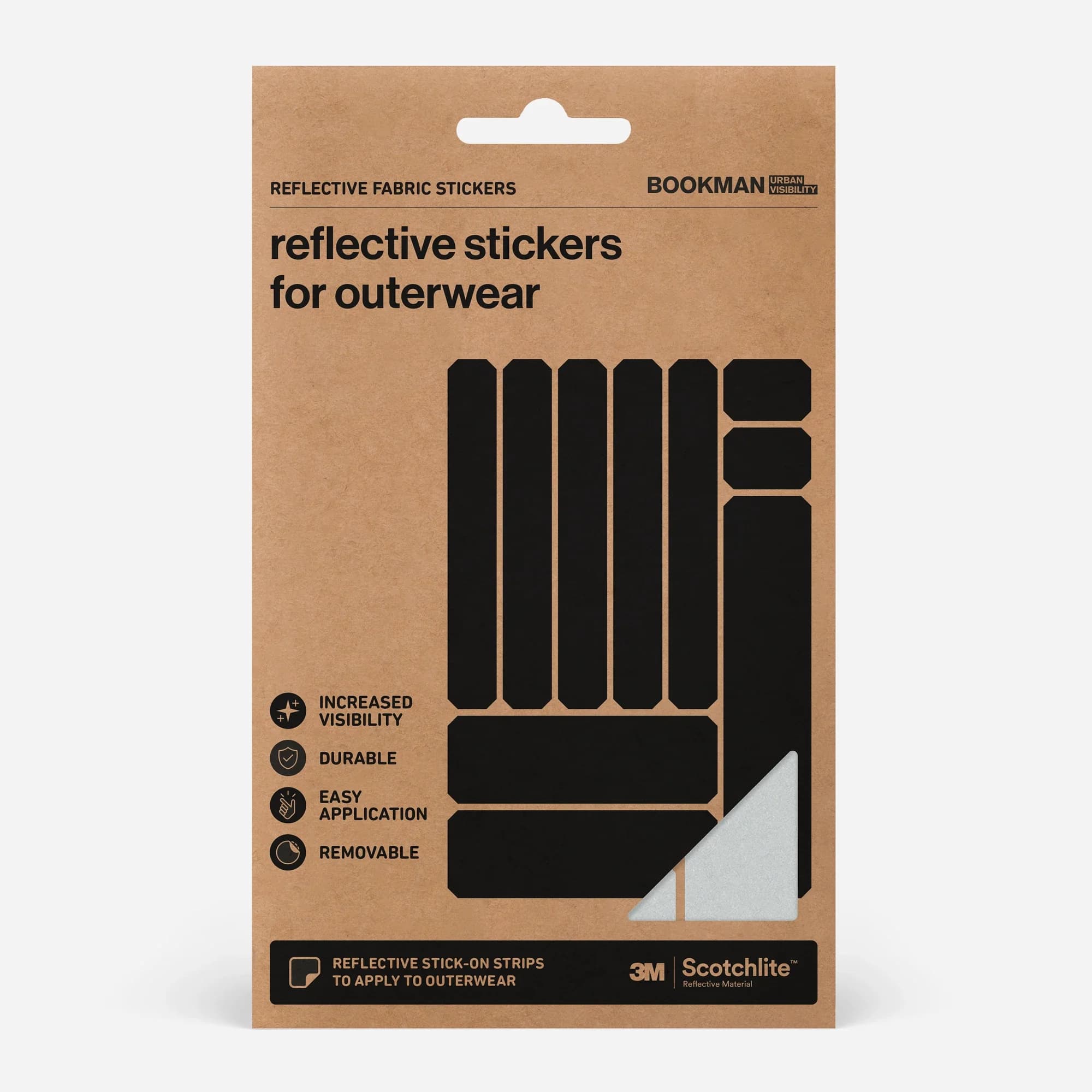 Bookman Reflective Fabric Stickers Strips Silver från Bookman – köp hos Apotek Hjärtat