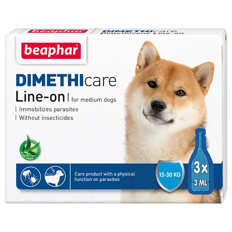Beaphar Dimethicare Line-on Medium Hund 3x3ml från beaphar – köp hos Apotek Hjärtat