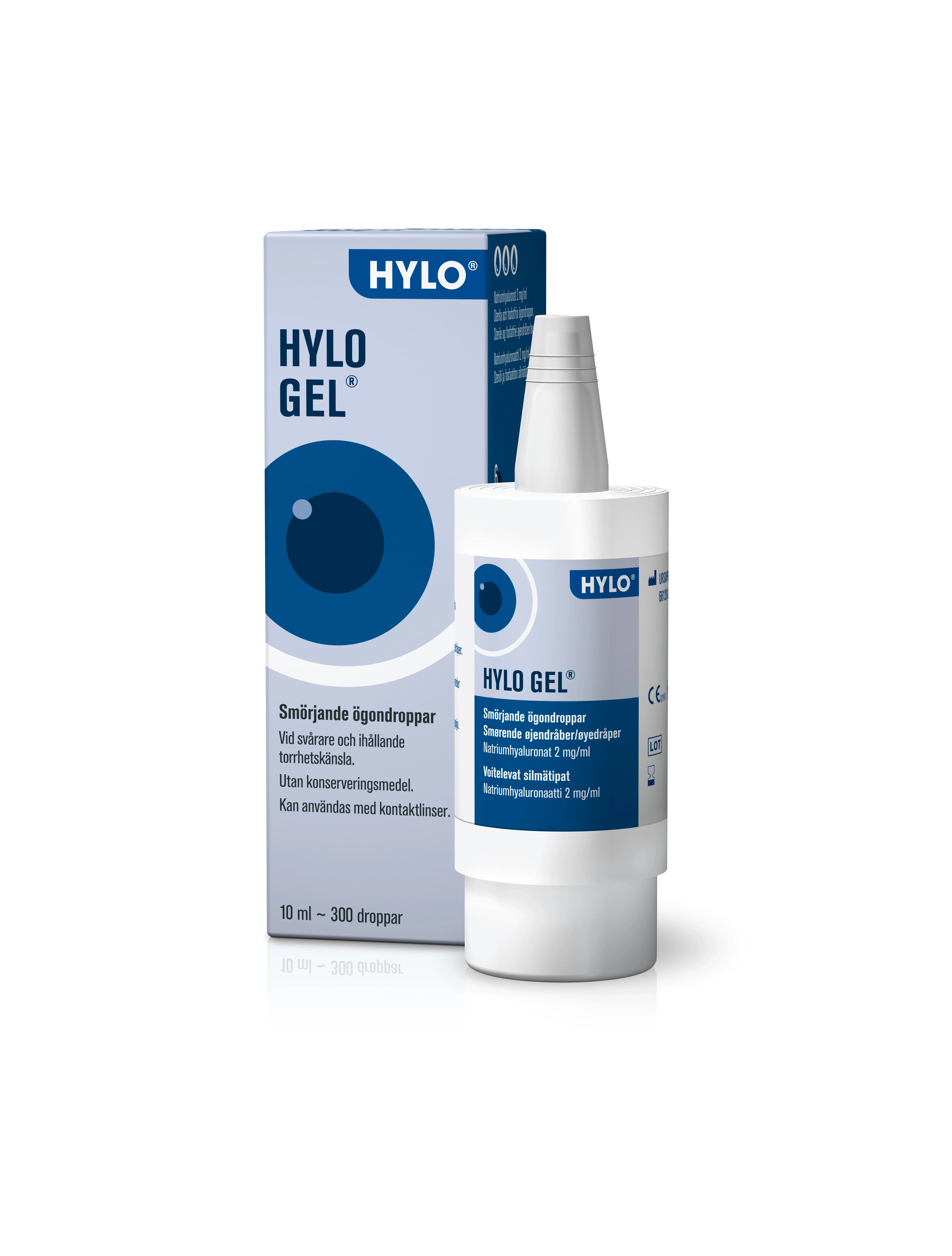 Hylo Gel Ögondroppar 10 ml från Hylo – köp hos Apotek Hjärtat