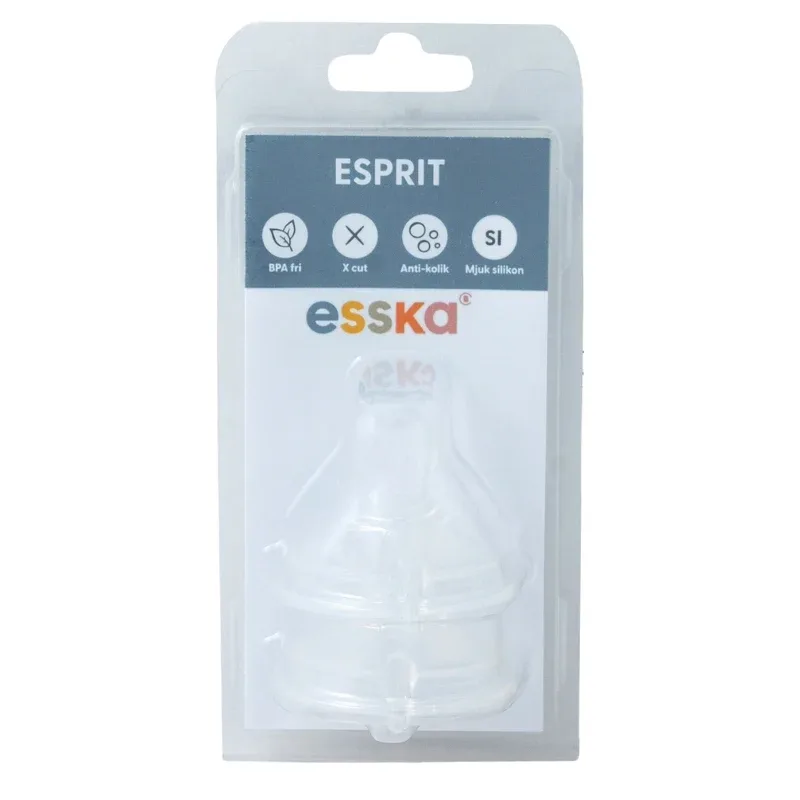 ESSKA Esprit Dinapp Anti-Kolik X-Cut 2 st från Esska – köp hos Apotek Hjärtat
