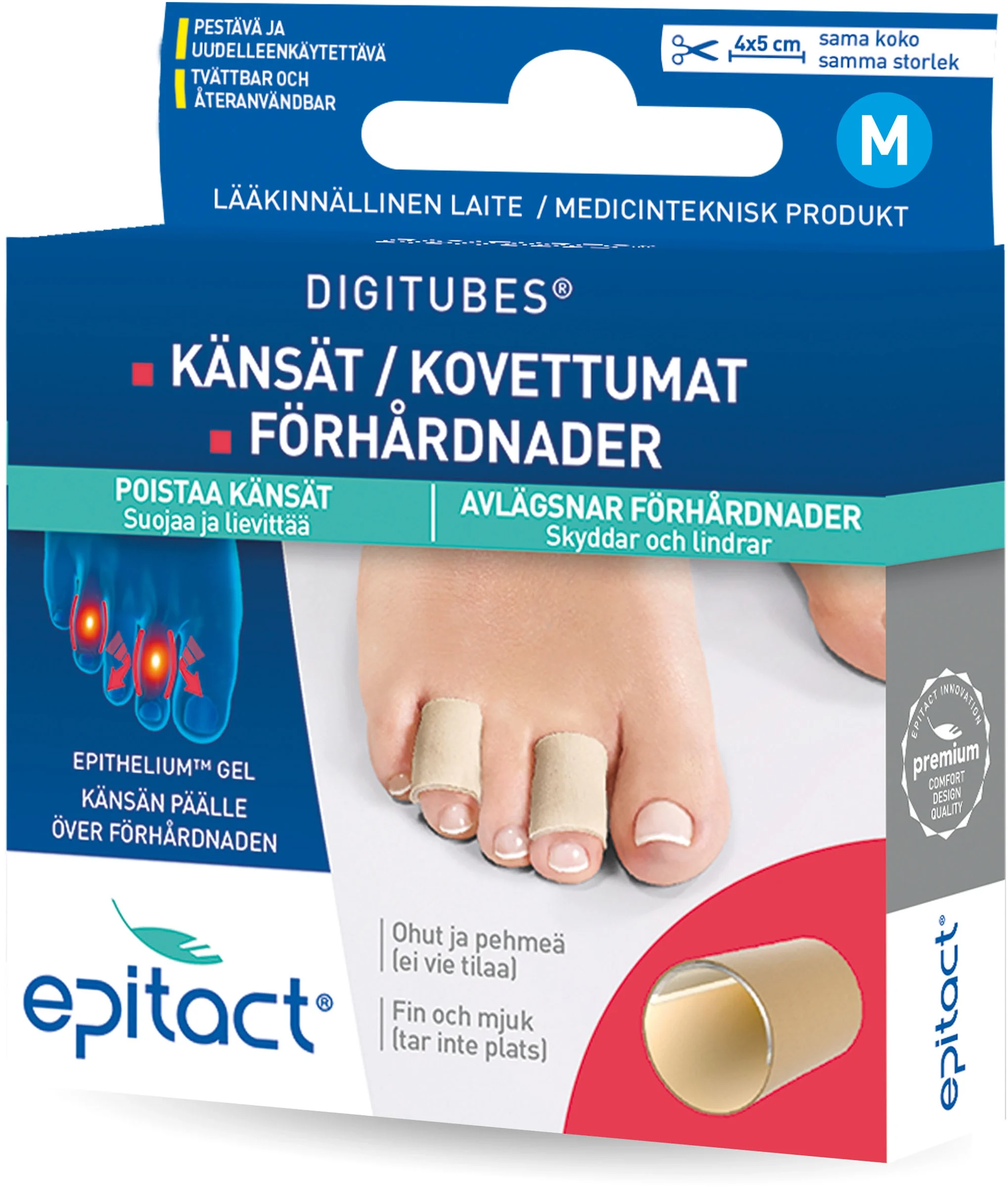 Epitact Digitubes 4 st M från Epitact – köp hos Apotek Hjärtat