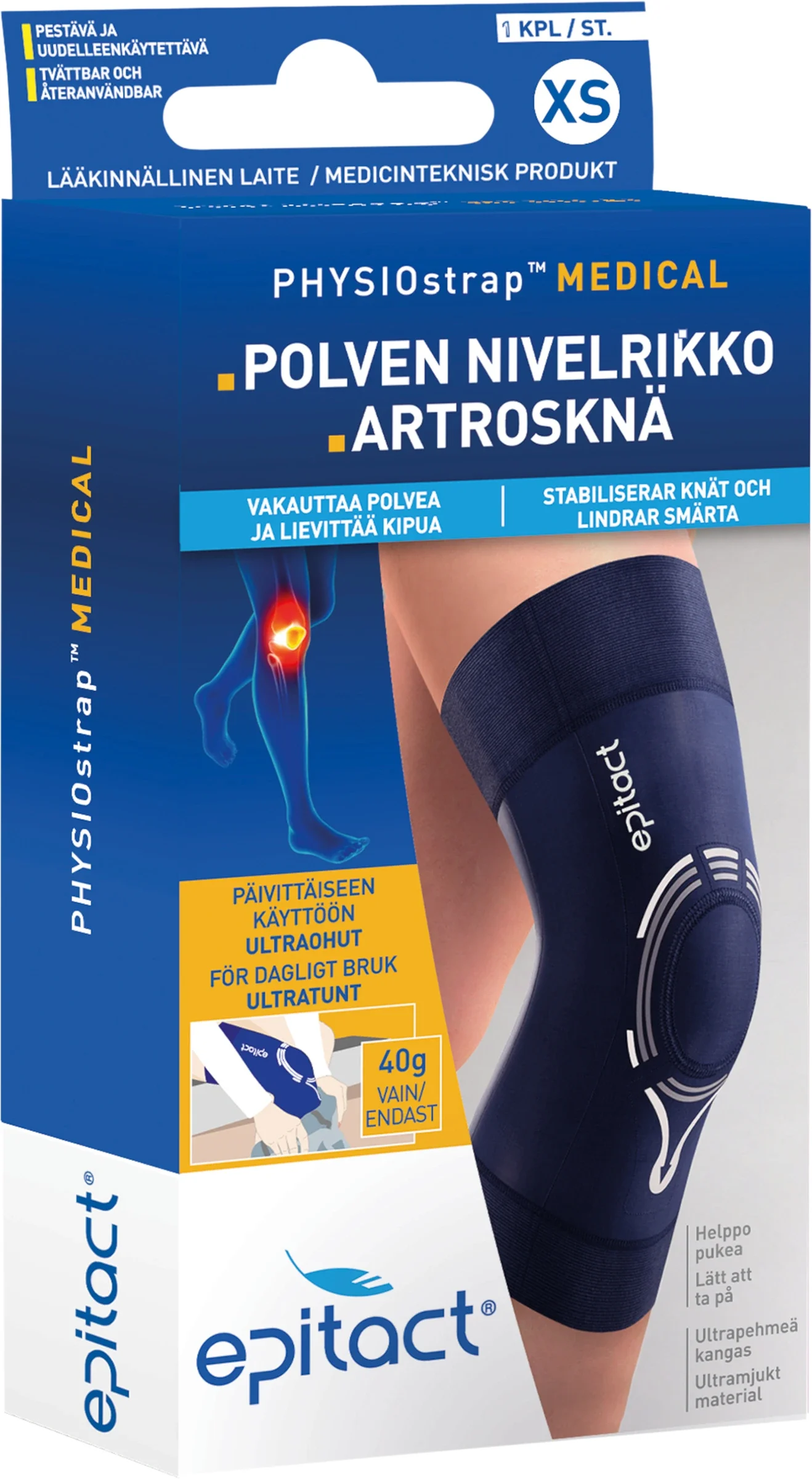 Epitact Physiostrap Medical Knästöd XS från Epitact – köp hos Apotek Hjärtat