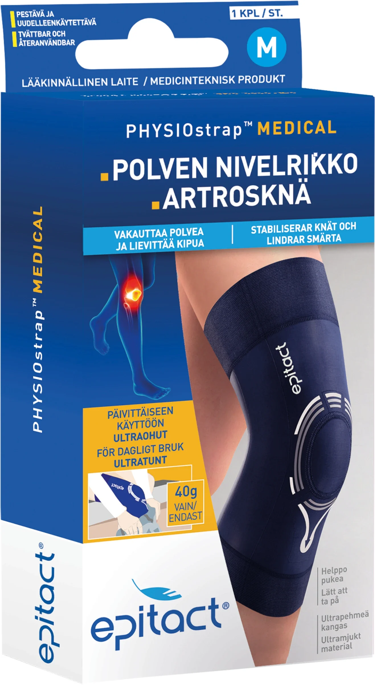 Epitact Physiostrap Medical Knästöd M från Epitact – köp hos Apotek Hjärtat