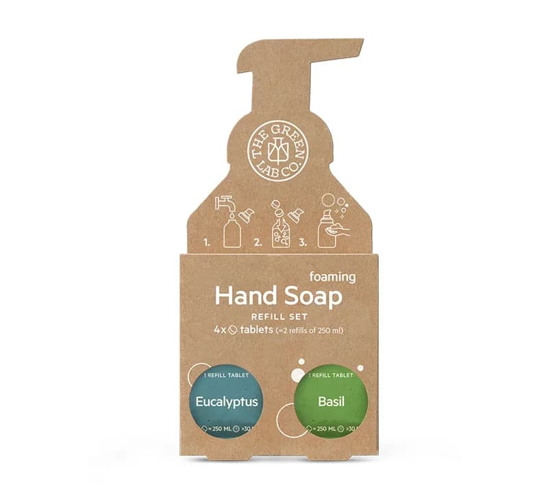 The Green Lab Hand Soap Tabs Eucalyptus & Basil 4x125ml från The Green Lab – köp hos Apotek Hjärtat